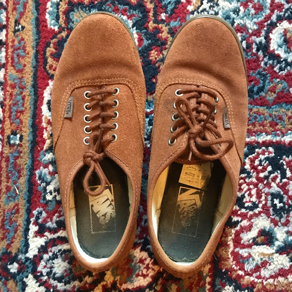 Brown Low Top Vans